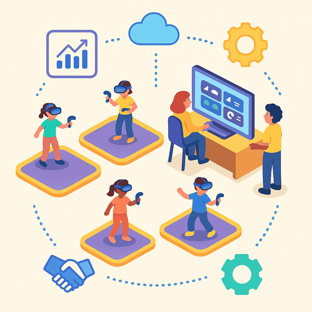 Complete VR arena business solution package